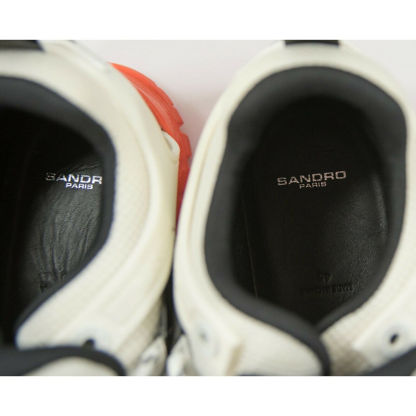 Sandro H14 Space White Orange Hiking Sneaker Shoes Size 45 US 12