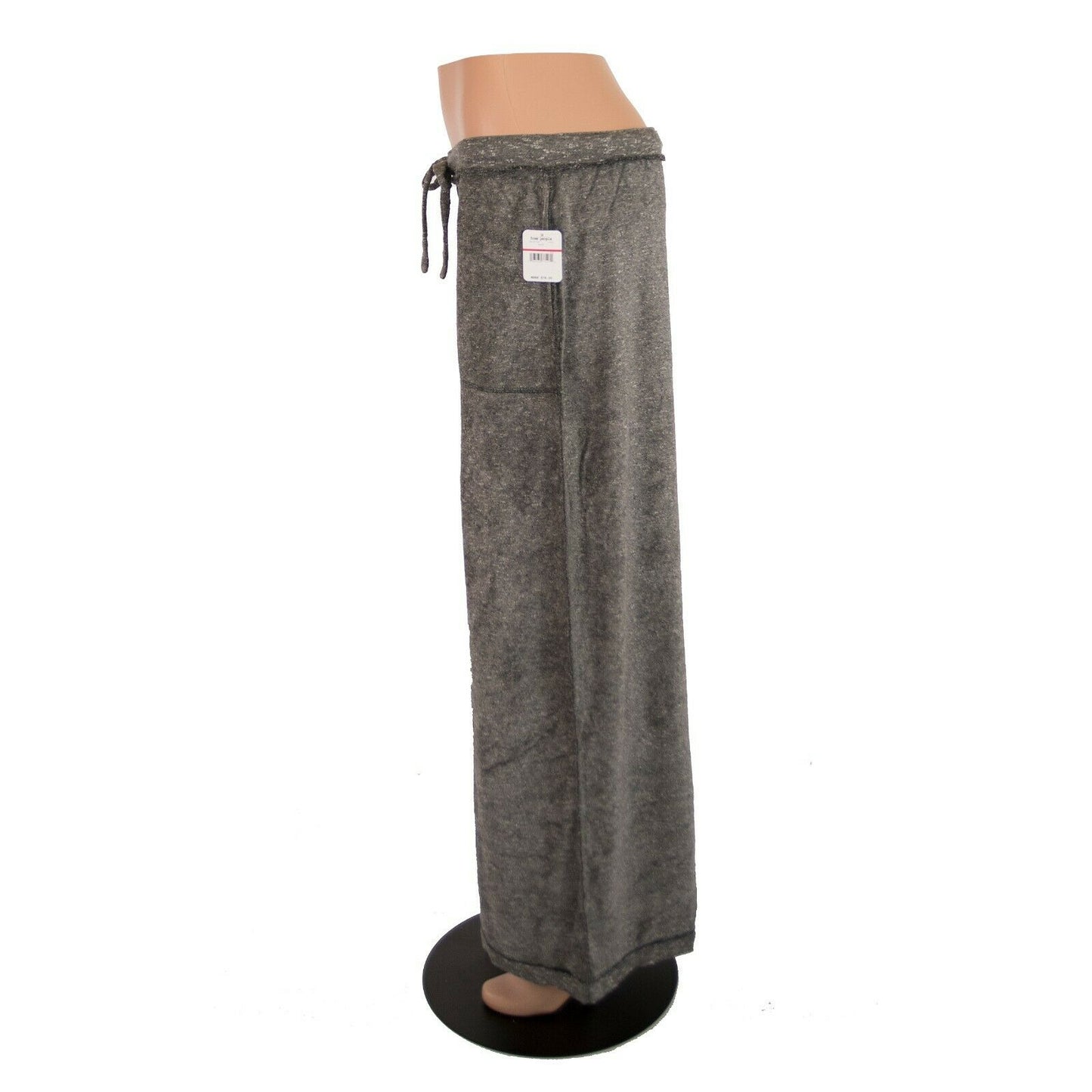 Free People Make It Maxi Wide Leg Terry Lounge Pants Grey NWT L