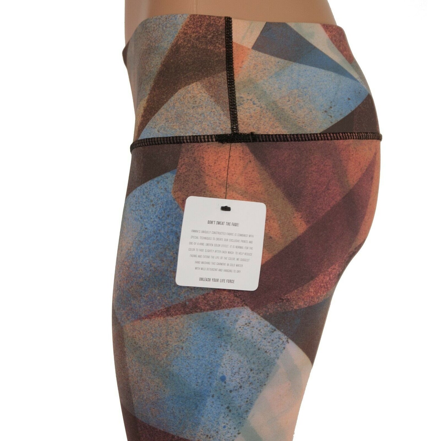 VIMMIA High Waist Core 7/8 Leggings Nebula Geometric Triangle Pattern NWT MD