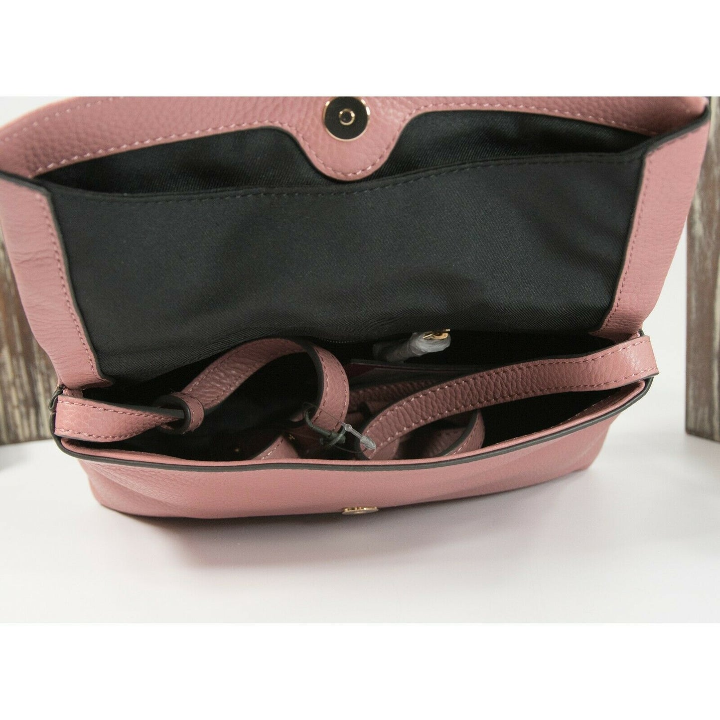 Vince Camuto Cherry Blossom Pink Leather Raynas Small Crossbody Bag NWT