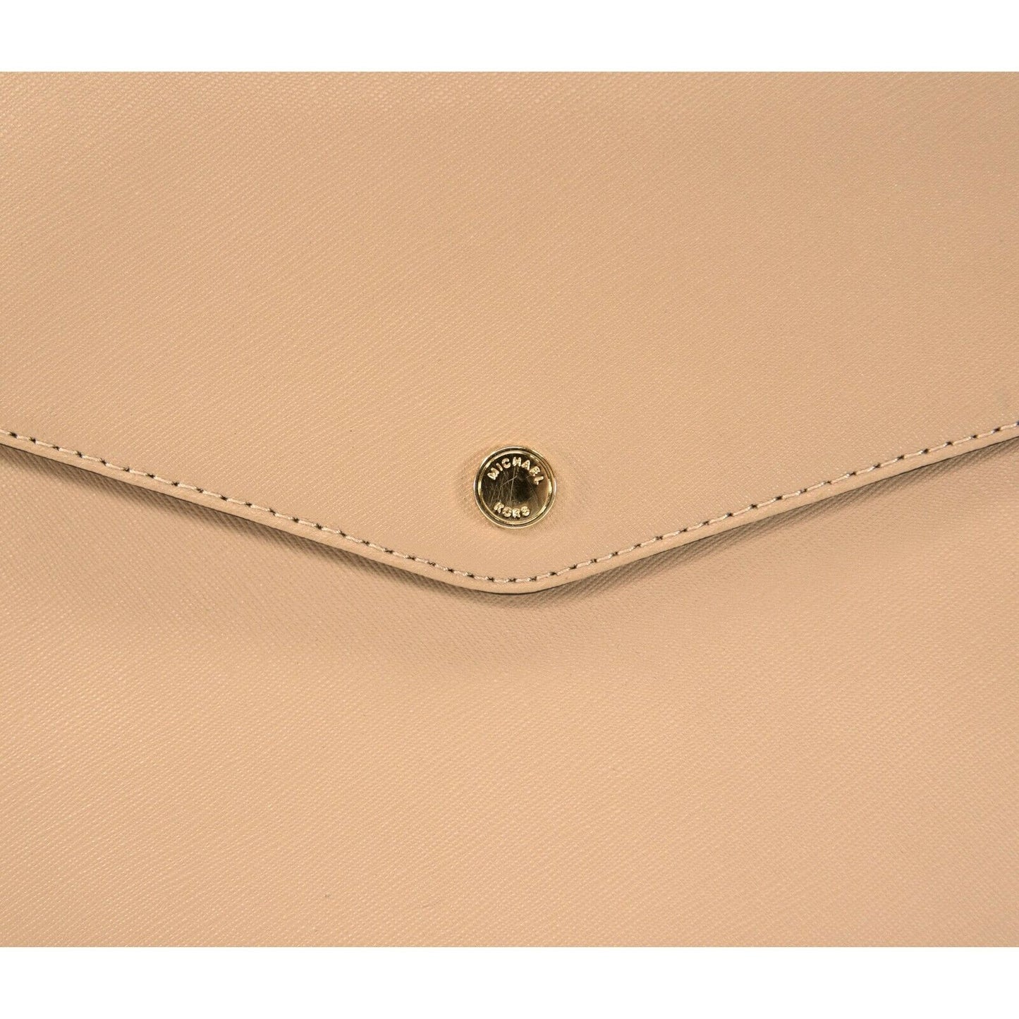 Michael Kors Blush Saffiano Leather Large Pocket Tote Bag EUC