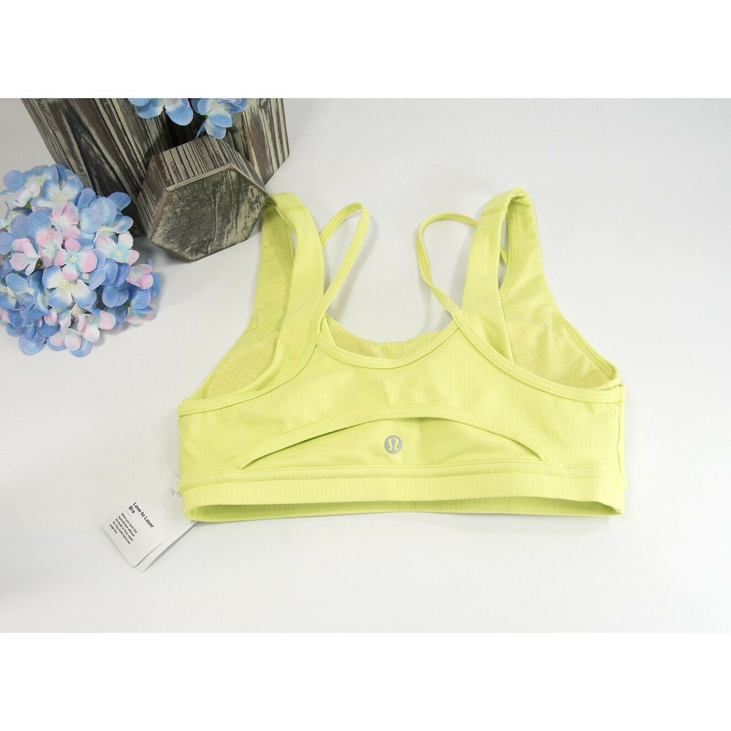 Lululemon Love To Layer Sports Bra Lemon Vibe 6 NWT