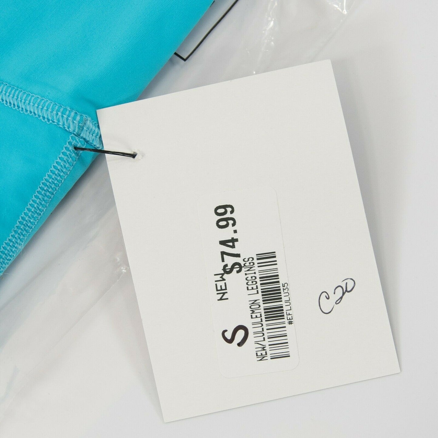 Lululemon Wunder Under Pool Blue Tight Fit Leggings NWOT Size 2 C20