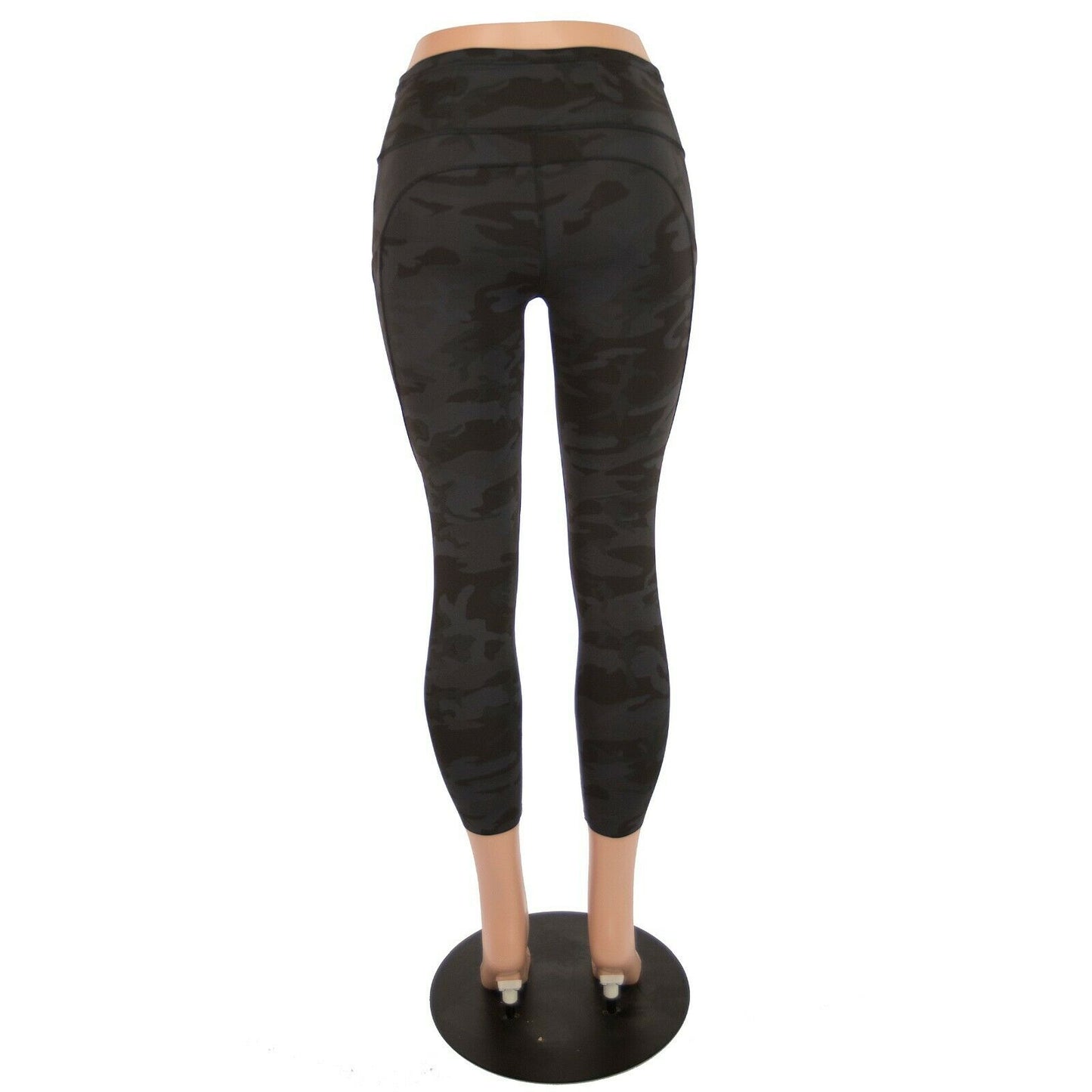 Lululemon Black Camo Fast Free HR Crop 25" Tight Fitted Leggings NWT Size 4