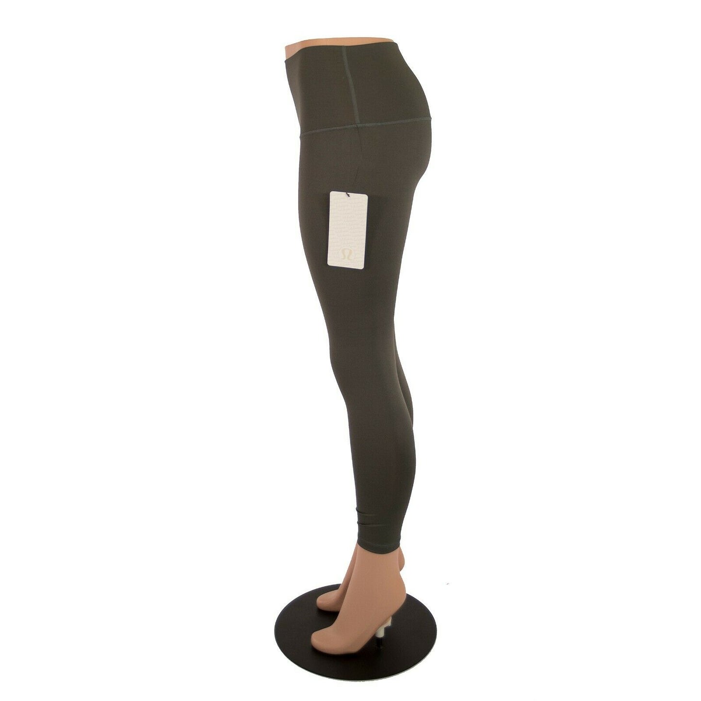 Lululemon Charcoal Fast Free 7/8 Tight II Fitted Leggings NWT Size 6