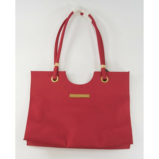Giorgio Beverly Hills Red Nylon Tote Bag NWT