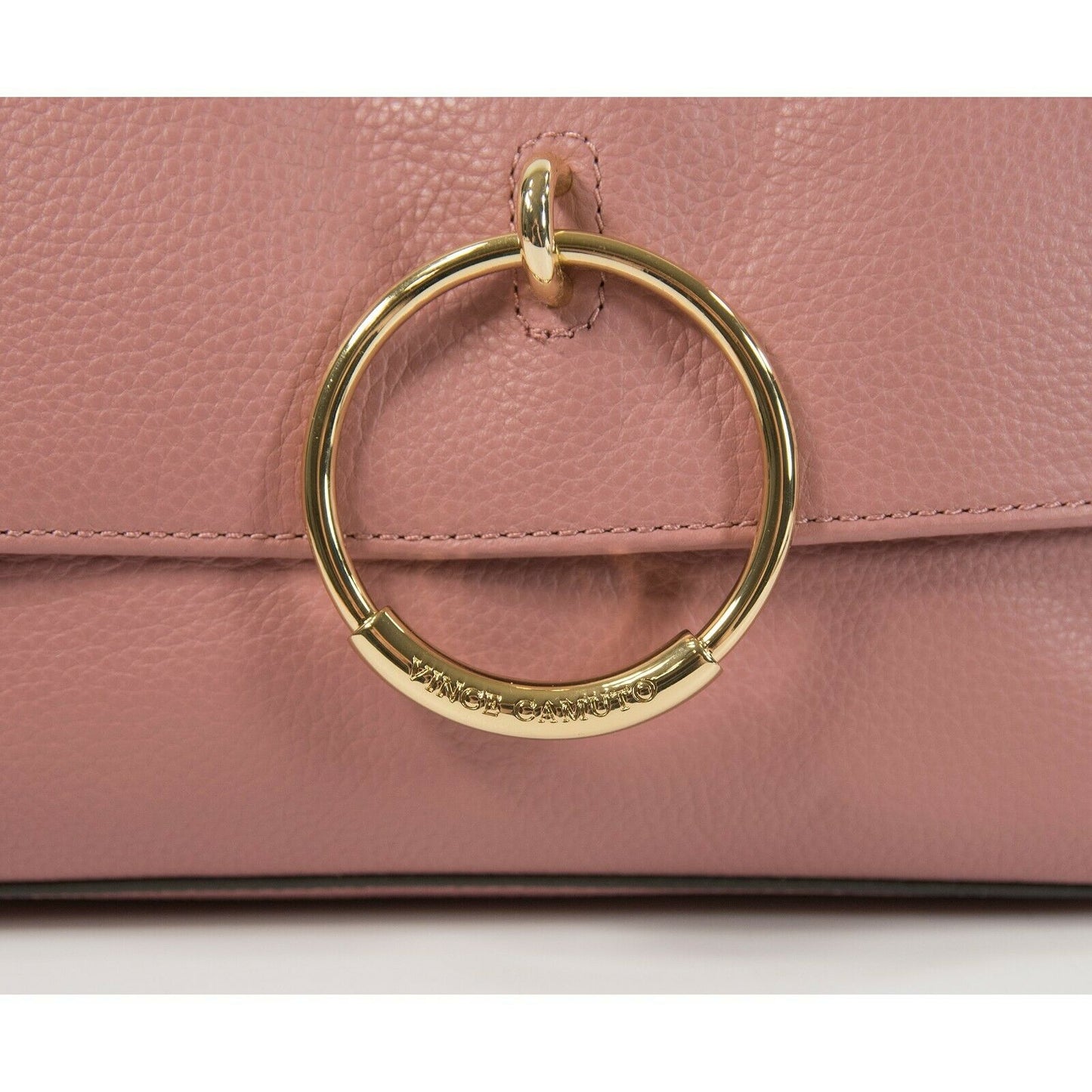 Vince Camuto Cherry Blossom Pink Leather Raynas Small Crossbody Bag NWT