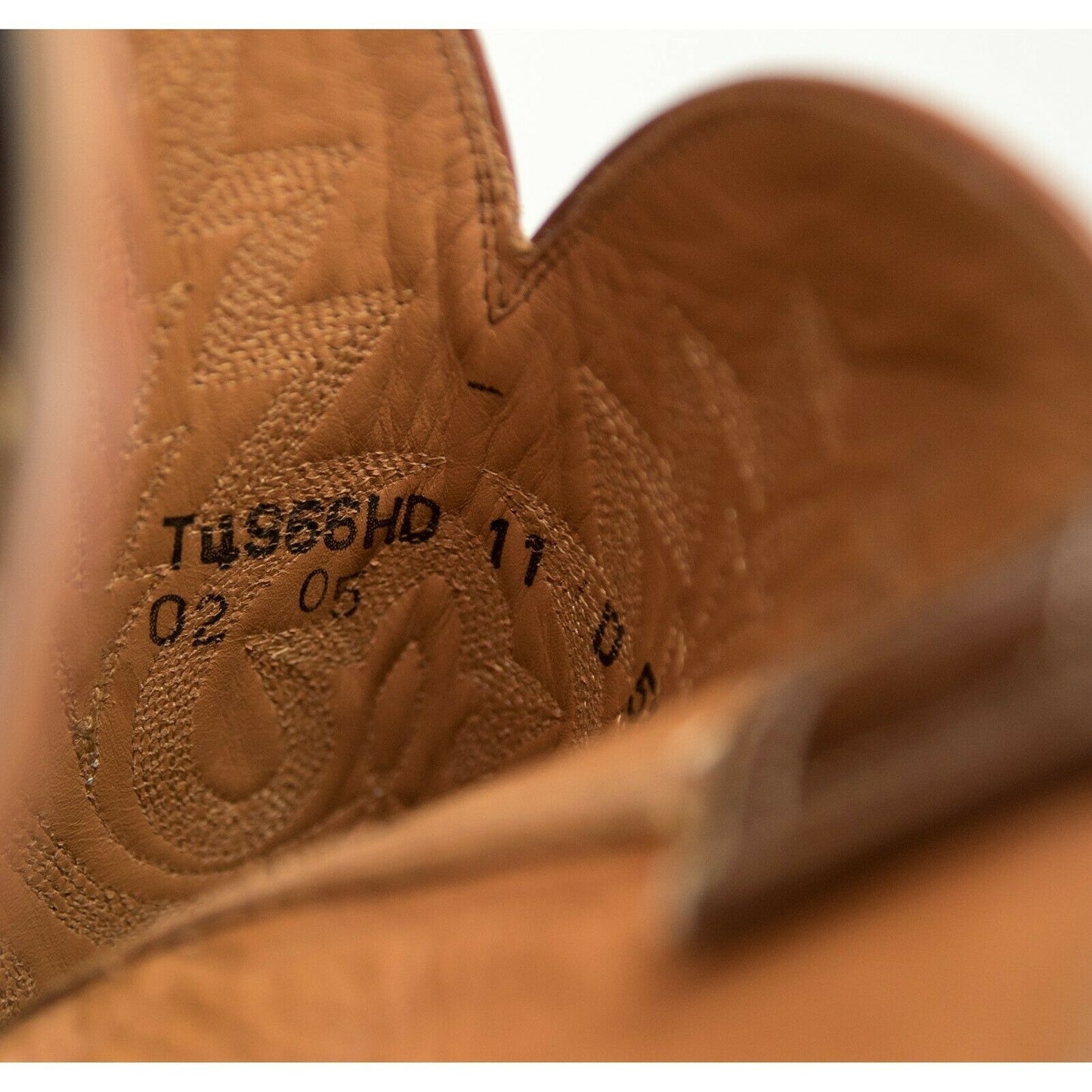 Lucchese Mens Brown Stingray Leather Western Cowboy Boots Size 11