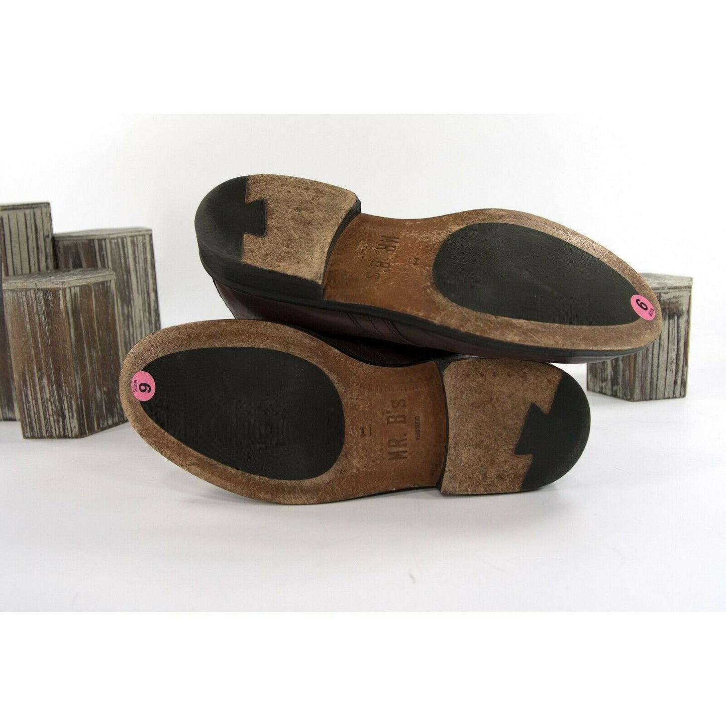 Mr. B's for Aldo Brown Leather Lace Up Bootie Ankle Boots 13 GUC