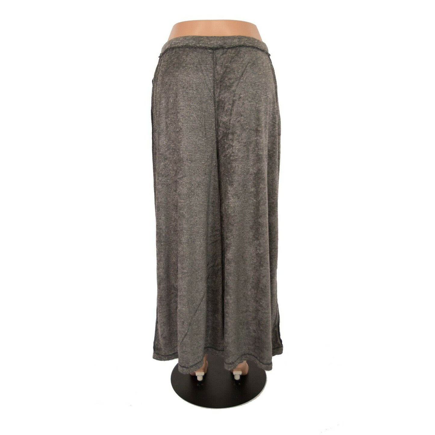Free People Make It Maxi Wide Leg Terry Lounge Pants Grey NWT XS