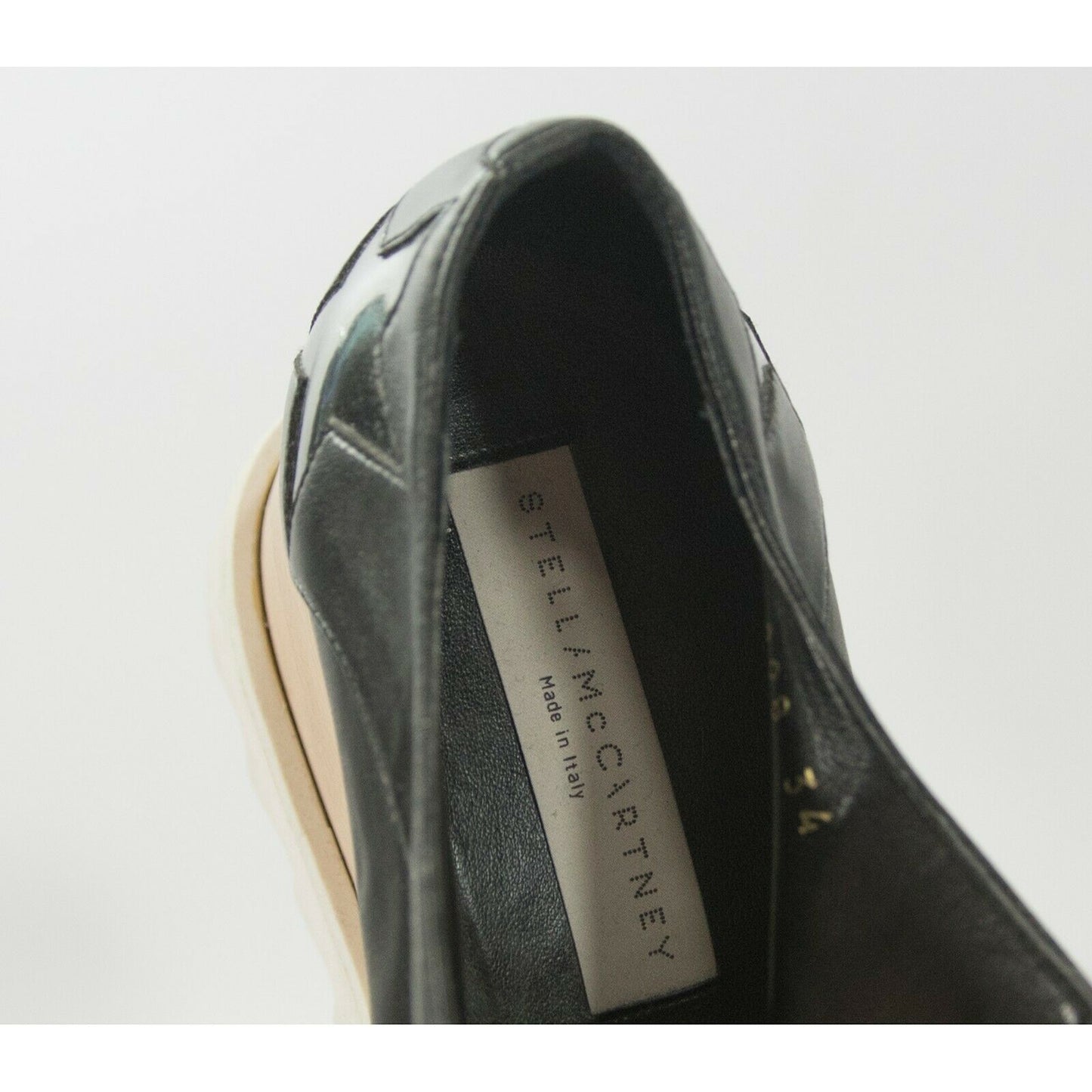 Stella McCartney Eclipse and Elyse Lace Up Wedge Platform Oxford Loafer 34 5