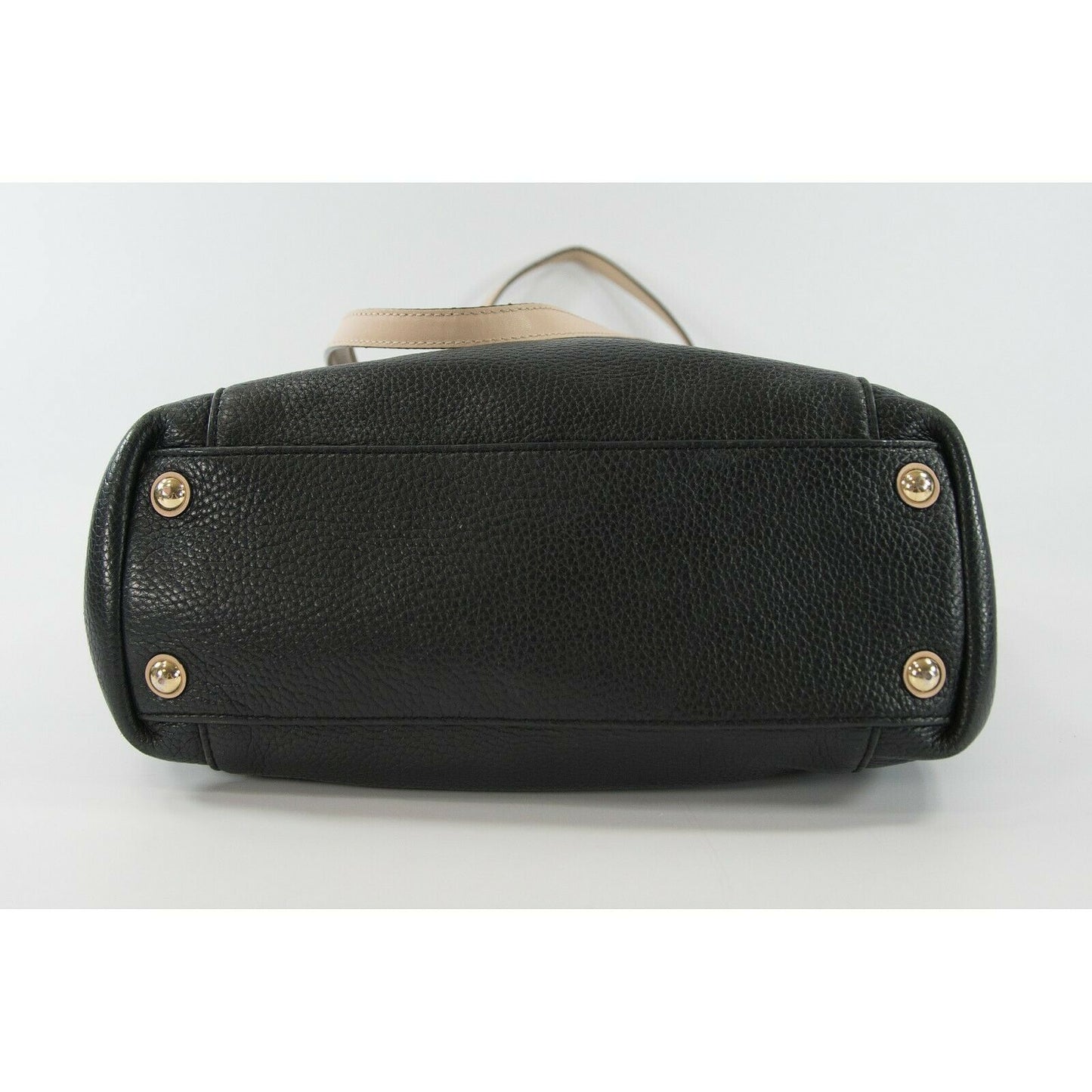 Michael Kors Black Leather East West Top Zip Tote Bag NWT