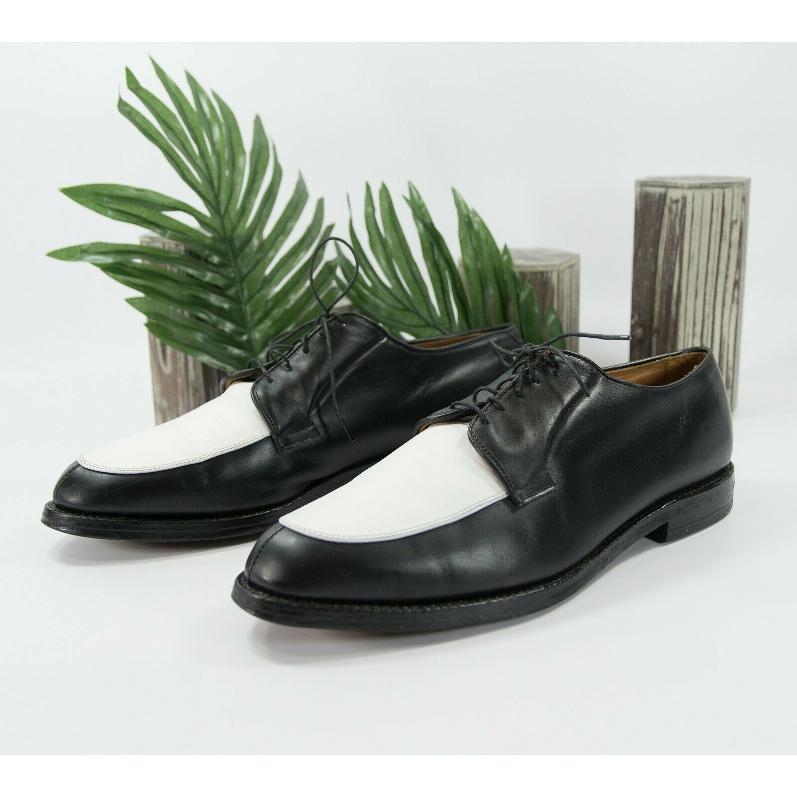 Allen Edmonds Black White Colorblock Lace Up Oxford Dress Shoes Size 1 Uptown Cheapskate Austin Allen Edmonds Black White Colorblock Lace Up Oxford Dress Shoes Size 1 Uptown Cheapskate Austin