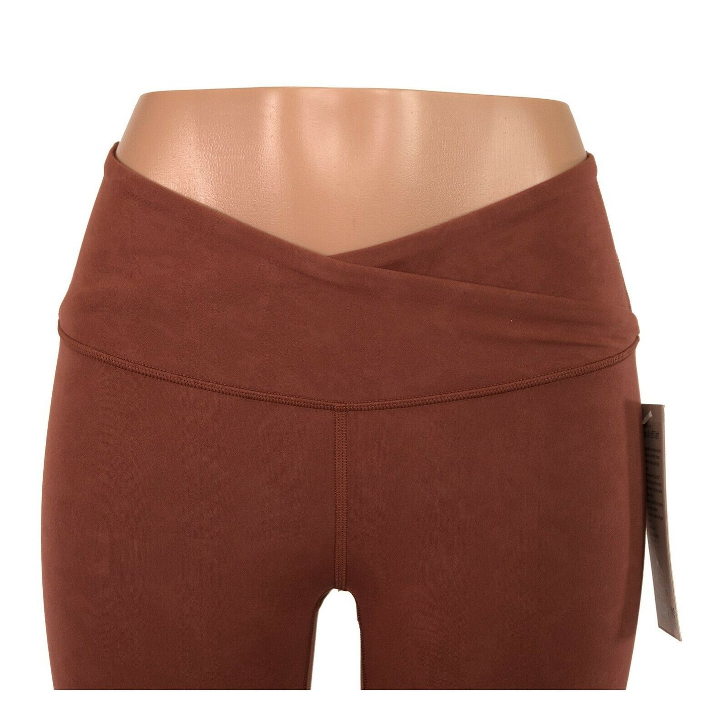 Lululemon Rust Soft Always On HR Split Waist Tight Fitted Leggings NWT Size 6