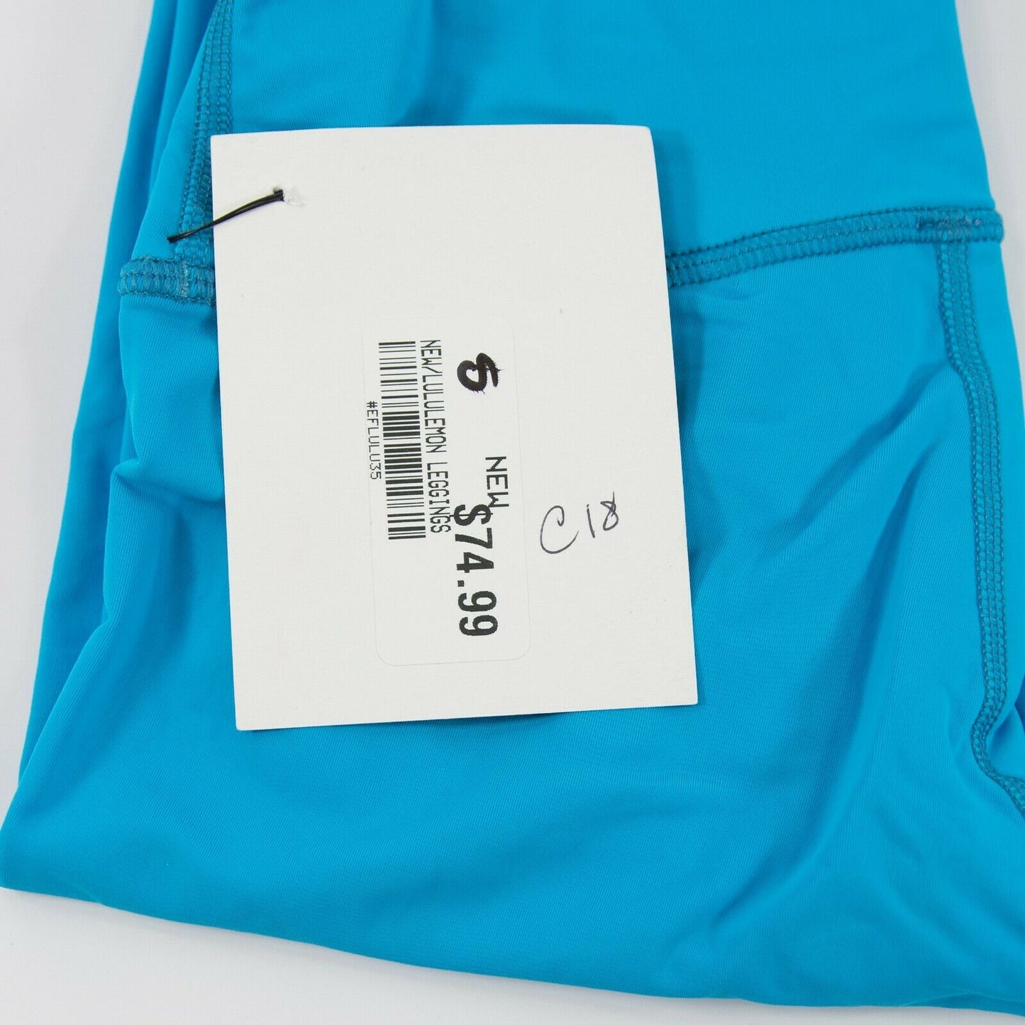 Lululemon Wunder Under Pool Blue Tight Fit Leggings NWOT Size 2 C18