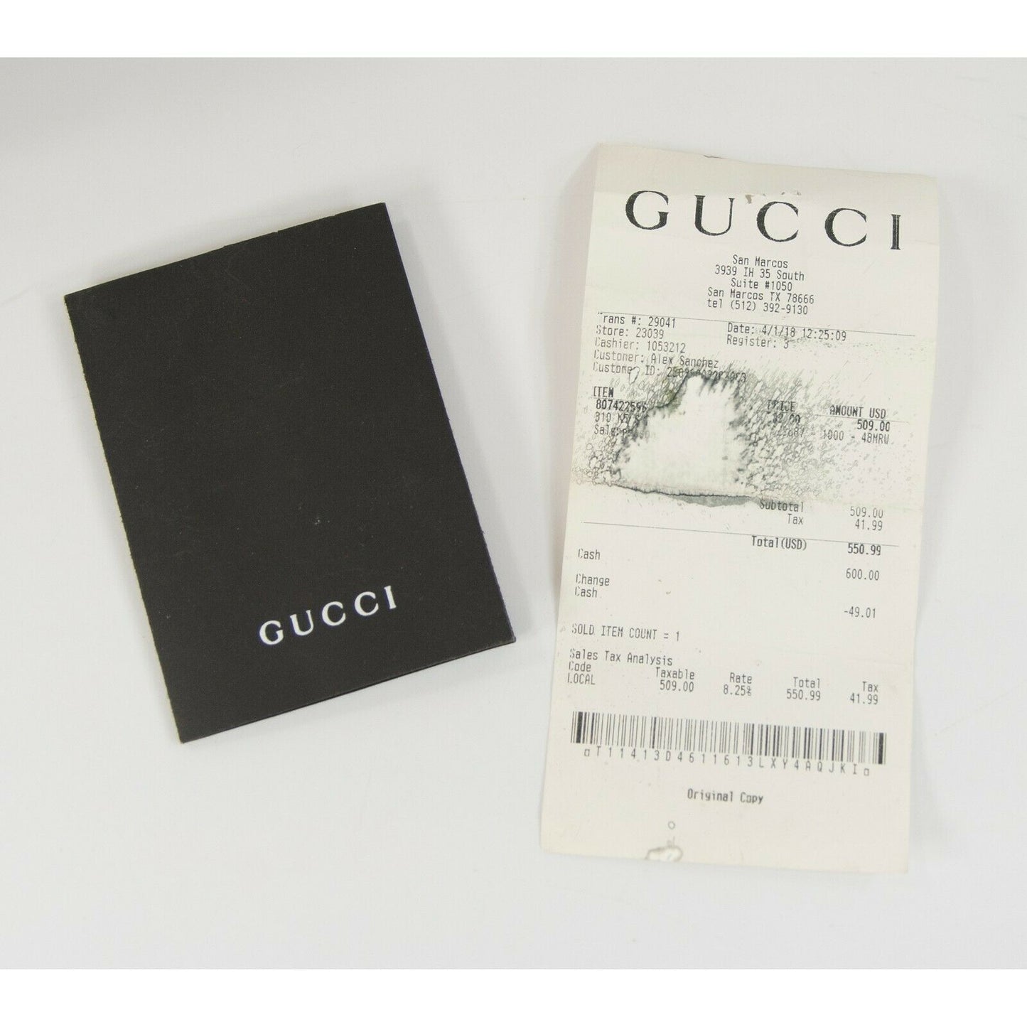 Gucci Black Nylon Lined Hooded Windbreaker Jacket M EUC