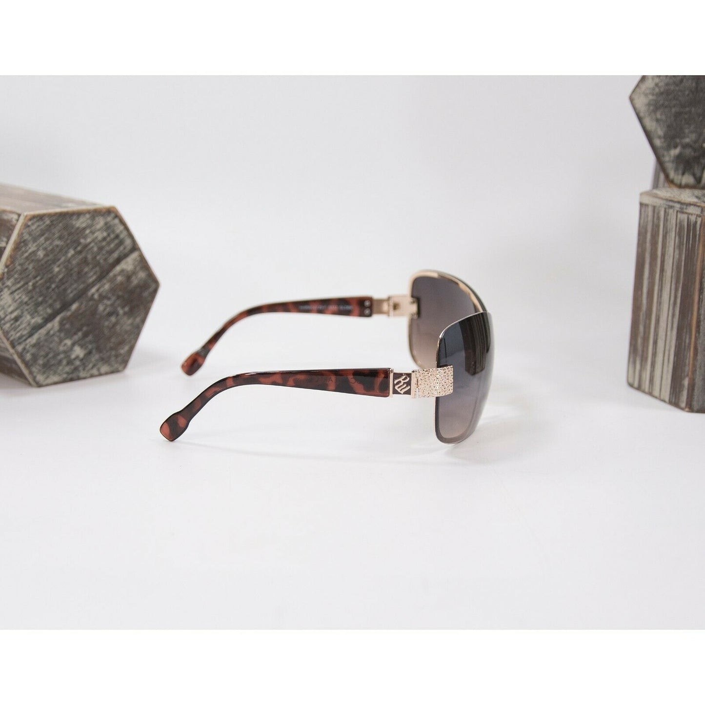 Rocawear R572 Brown Gold Tortoise Sunglasses