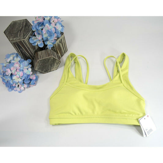 Lululemon Love To Layer Sports Bra Lemon Vibe 6 NWT