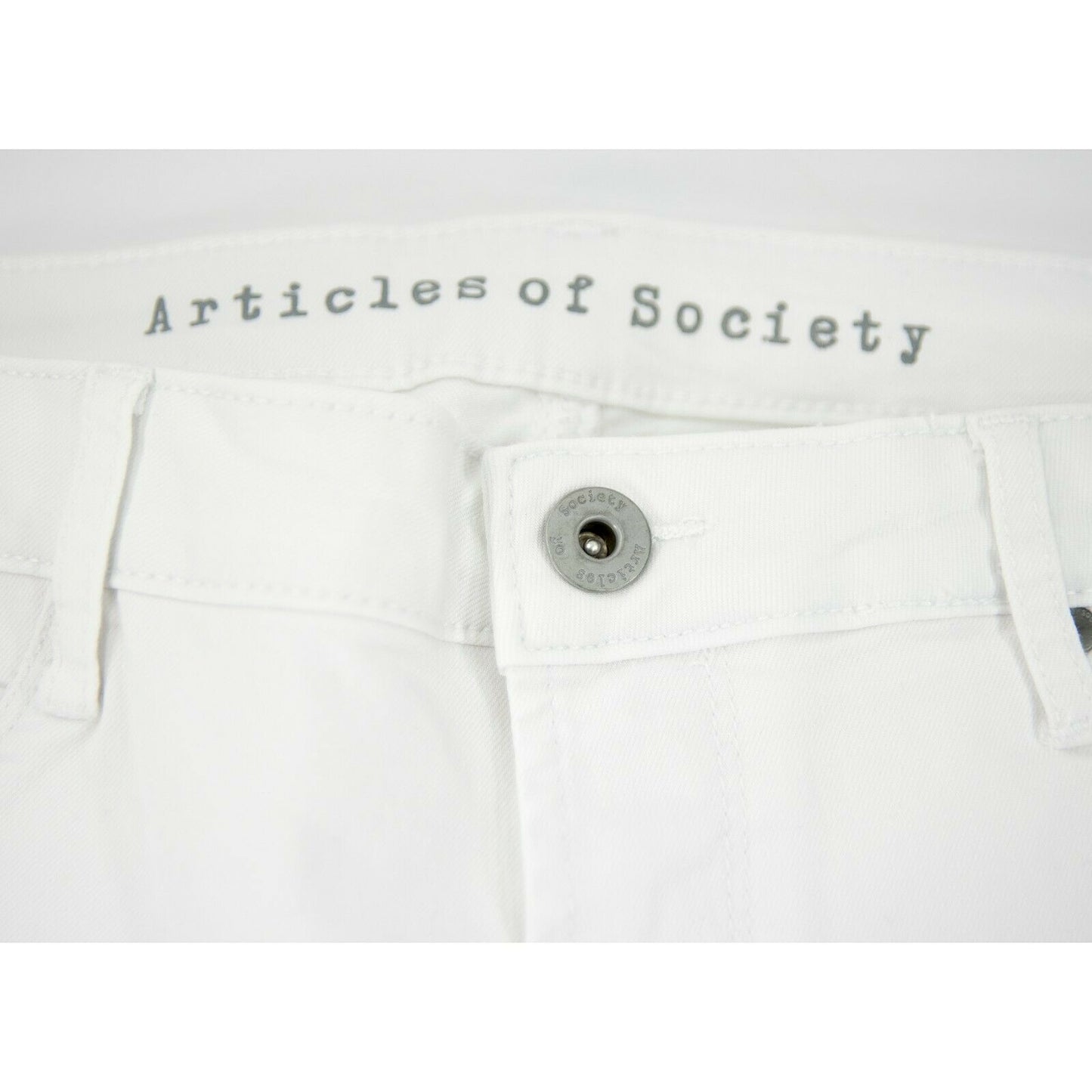 Articles of Society Munich White Sarah Skinny Mid Rise Jeans Size 32 NWT