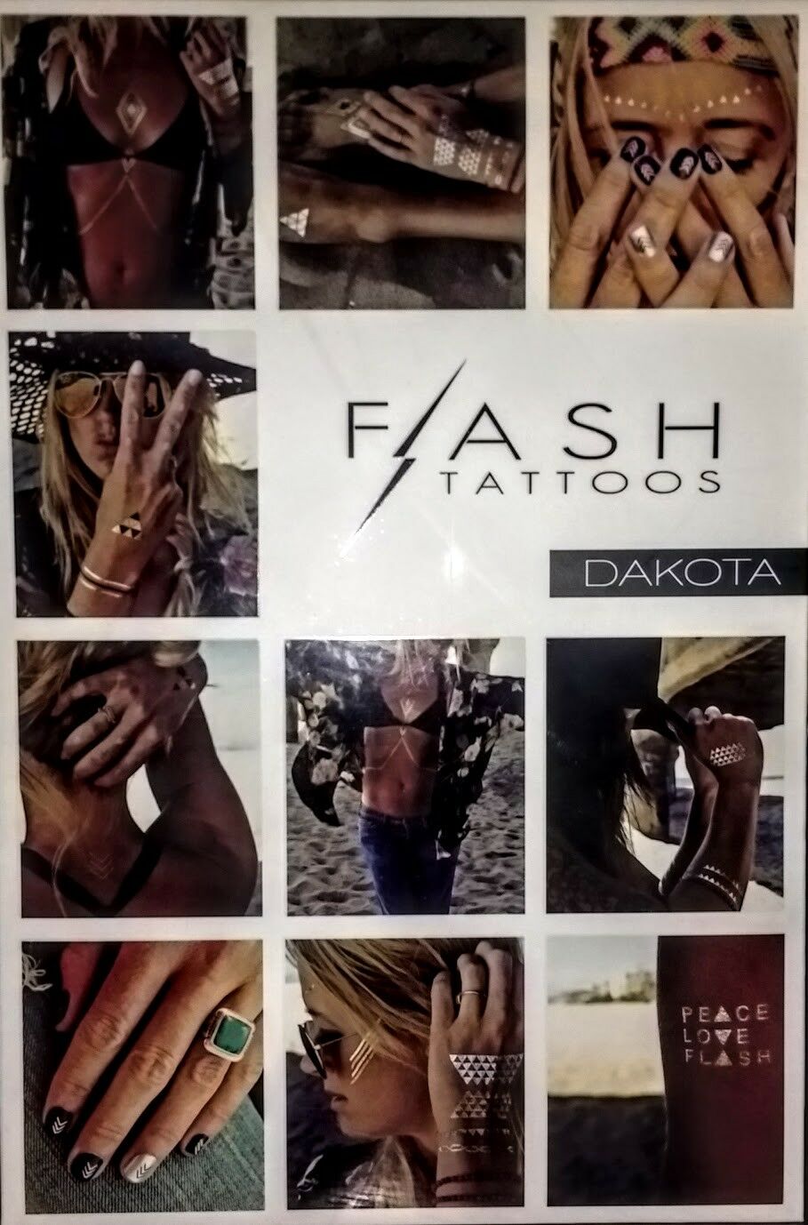 Flash Tattoos Dakota Jewelry Gold Silver Temporary Body Art Buy One Get One Free