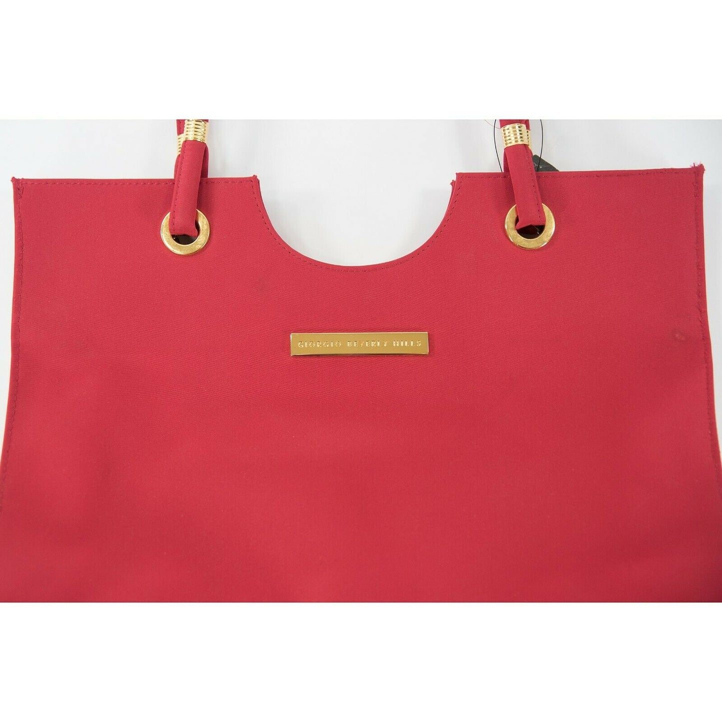 Giorgio Beverly Hills Red Nylon Tote Bag NWT