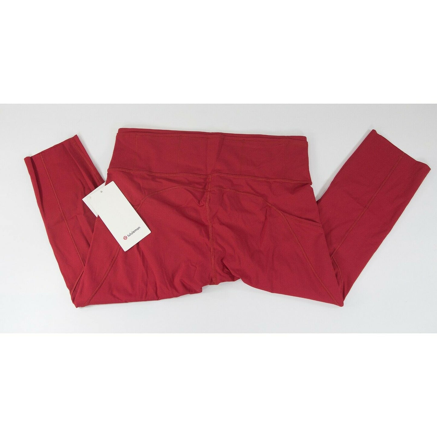 Lululemon Red Fast Free Cropped Pocket tight leggings NWT Size 12 C27