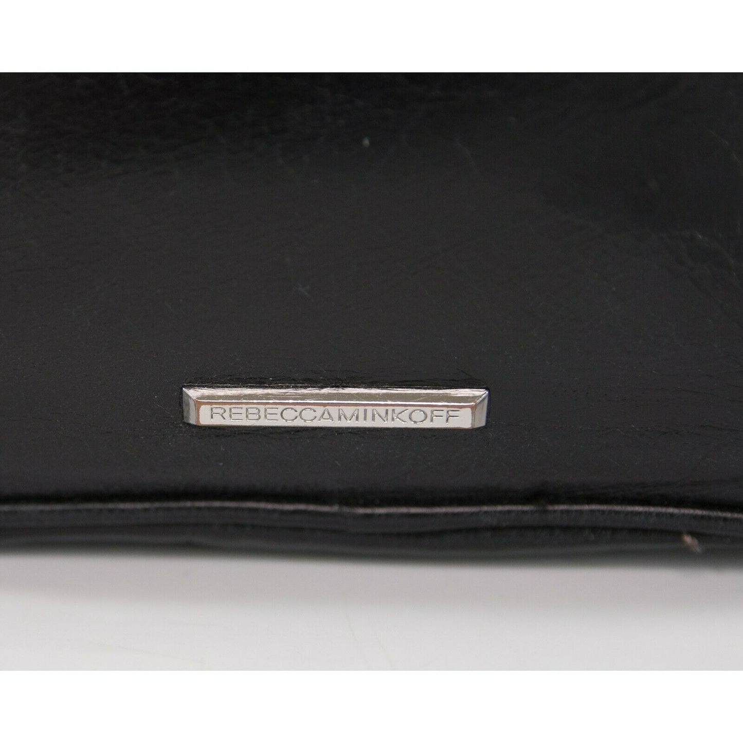 Rebecca Minkoff Black Leather Mini Double Pouch Camera Bag EUC