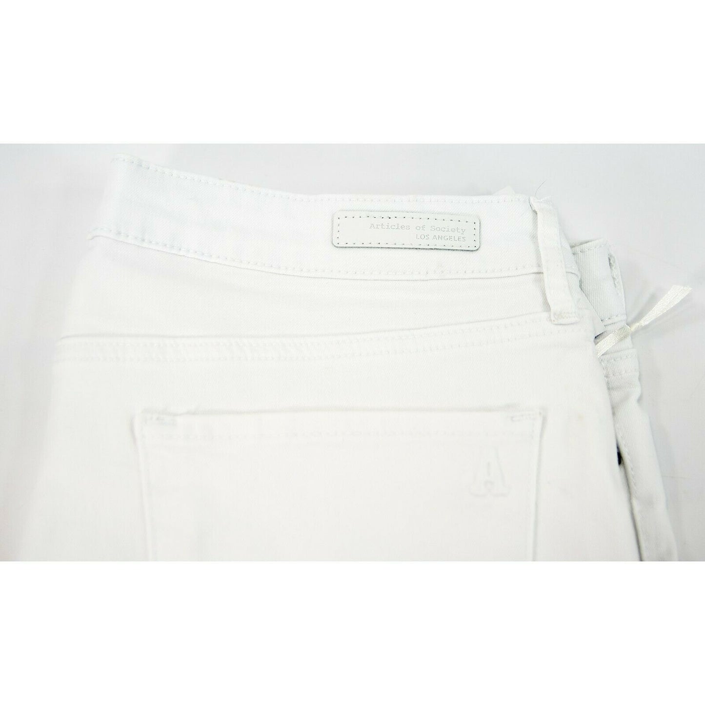 Articles of Society Munich White Sarah Skinny Mid Rise Jeans Size 32 NWT