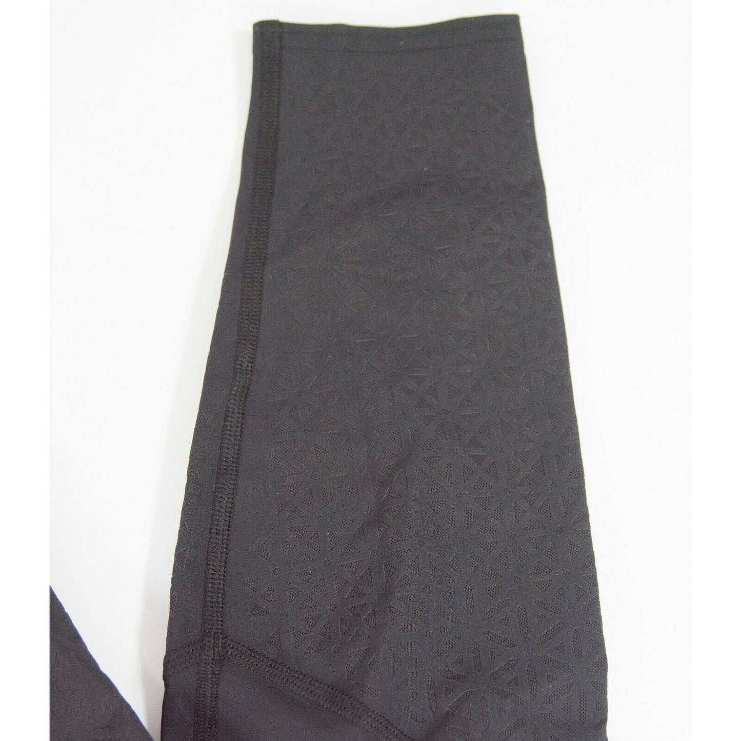 Lululemon Black Floral Mesh Bottom Thick tight leggings NWOT Size 8 C9