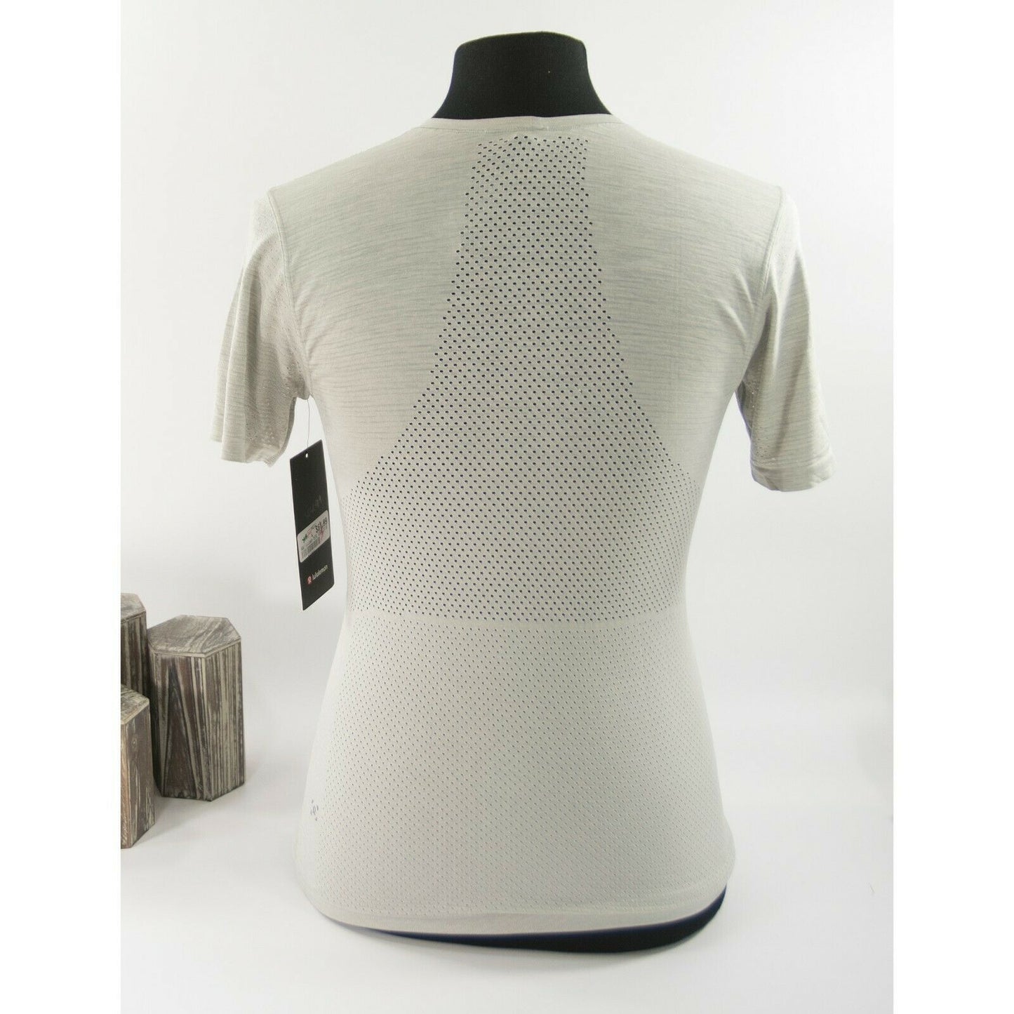 Lululemon Mens Grey Metal Vent Tech Short Sleeve Fitted T-shirt S NWT