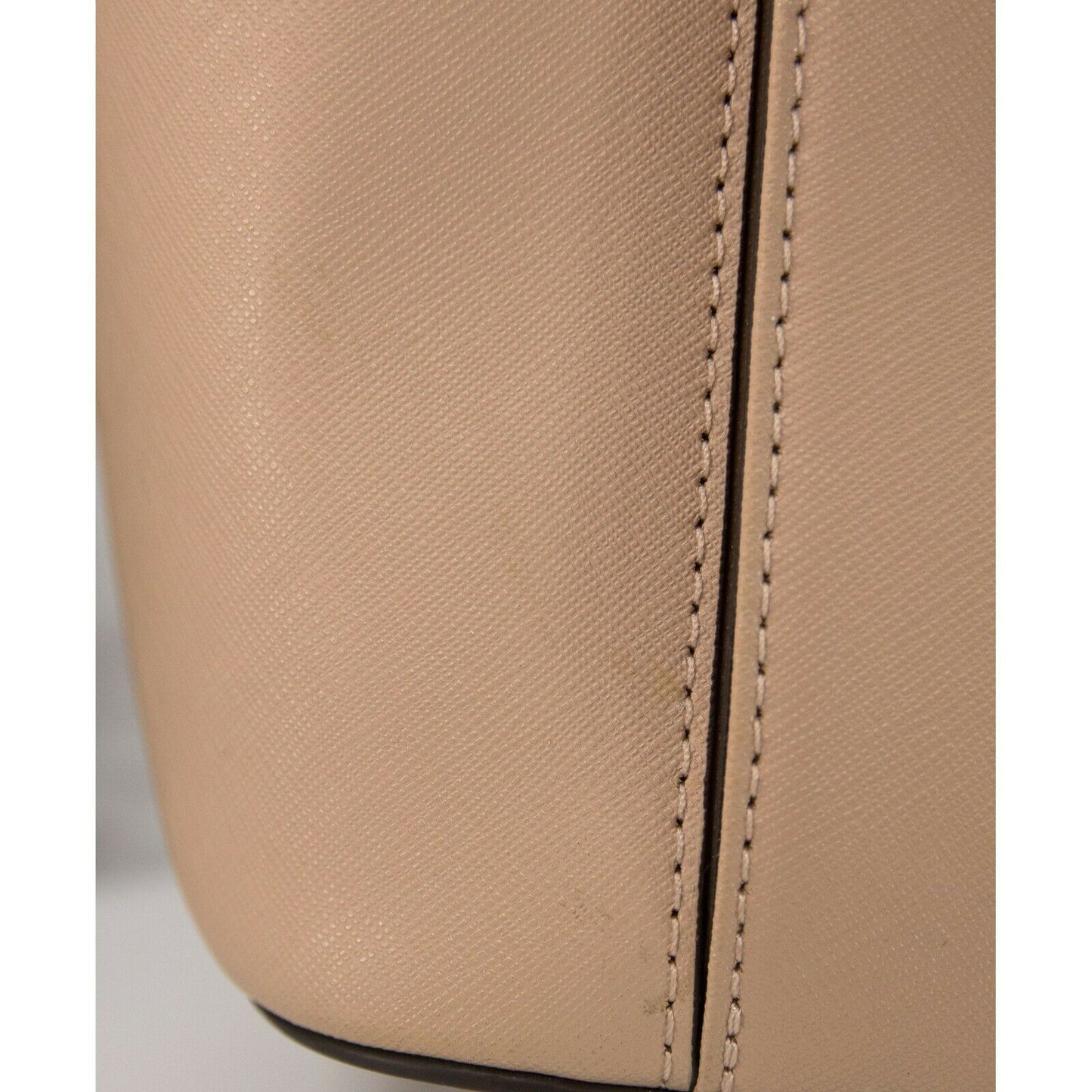 Michael Kors Blush Saffiano Leather Large Pocket Tote Bag EUC