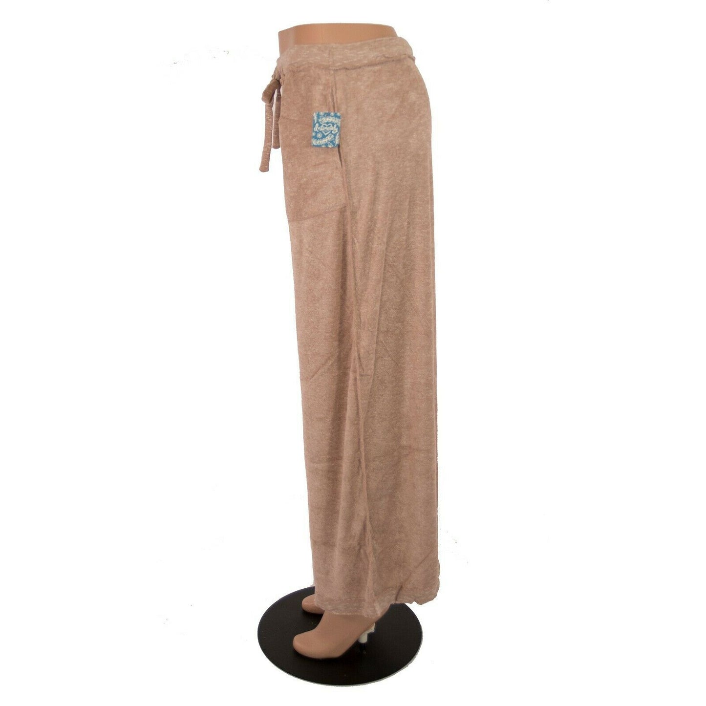Free People Make It Maxi Wide Leg Terry Lounge Pants Clay NWT S