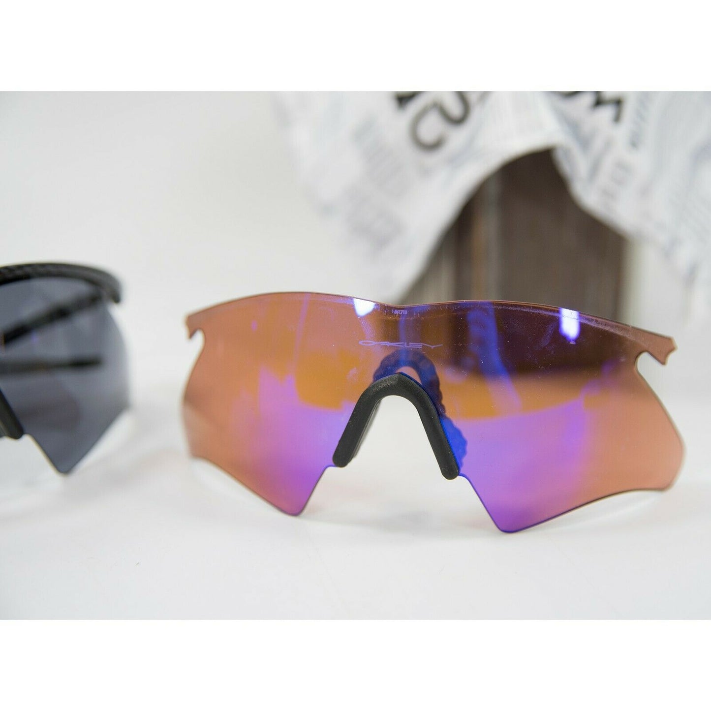 Oakley Custom M Frame Half Jacket Ski Lift Wrap Around Acrylic Sunglasses