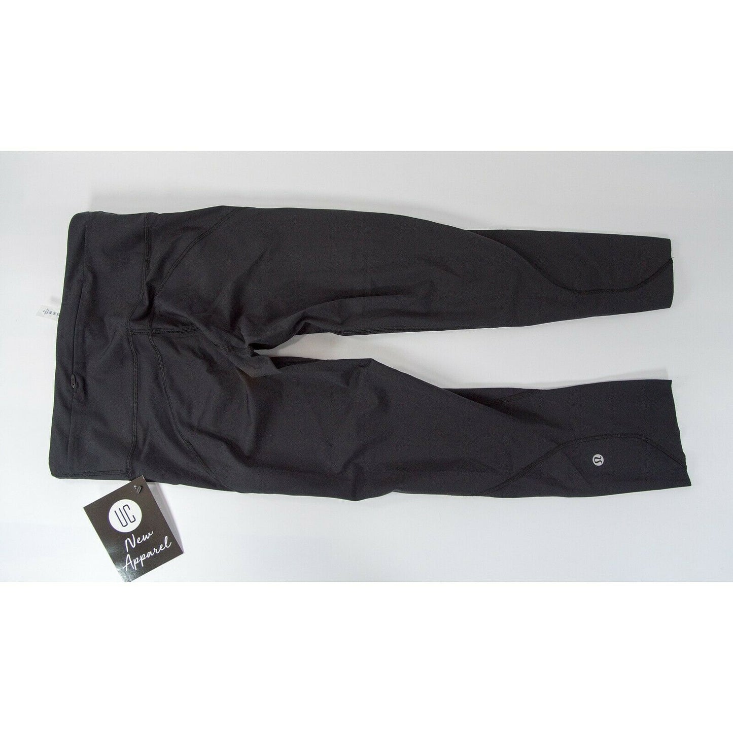 Lululemon Black Wonder Under Crop tight leggings NWOT Size 8 C10